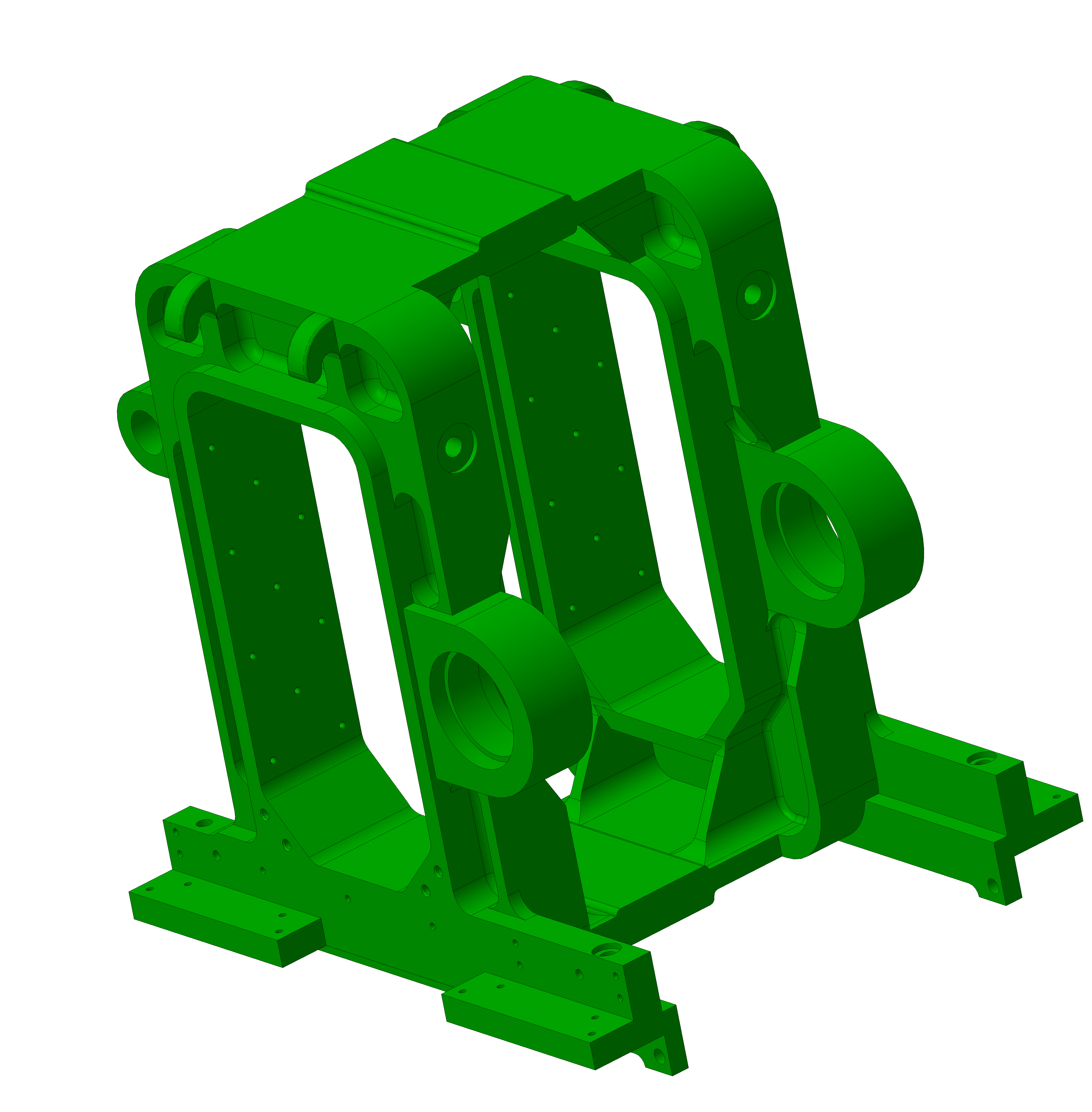 3D модель Станина клети ХПТ