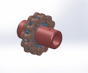 3D модель Муфта цепная ПР-50,8