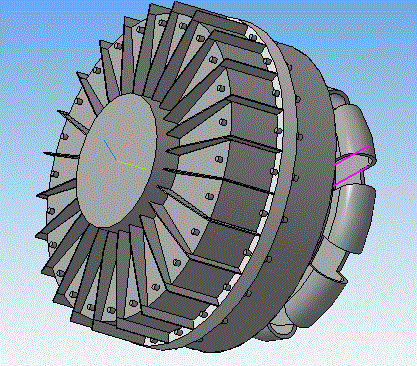 3D модель Гидромуфта ГПЭ570-06