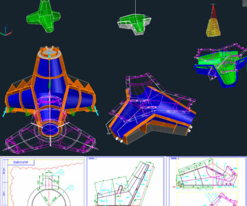 3D модель Тетрапод Т-1,5