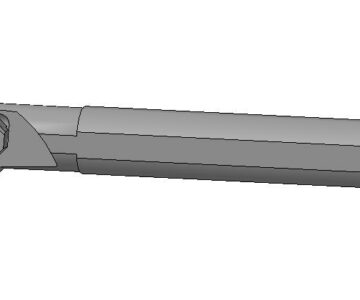 3D модель 3д модель резца проходного упорного
