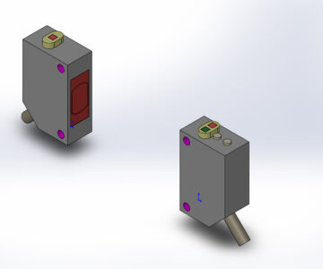 3D модель Датчик фотоэлектрический OMRON E3Z-T81A