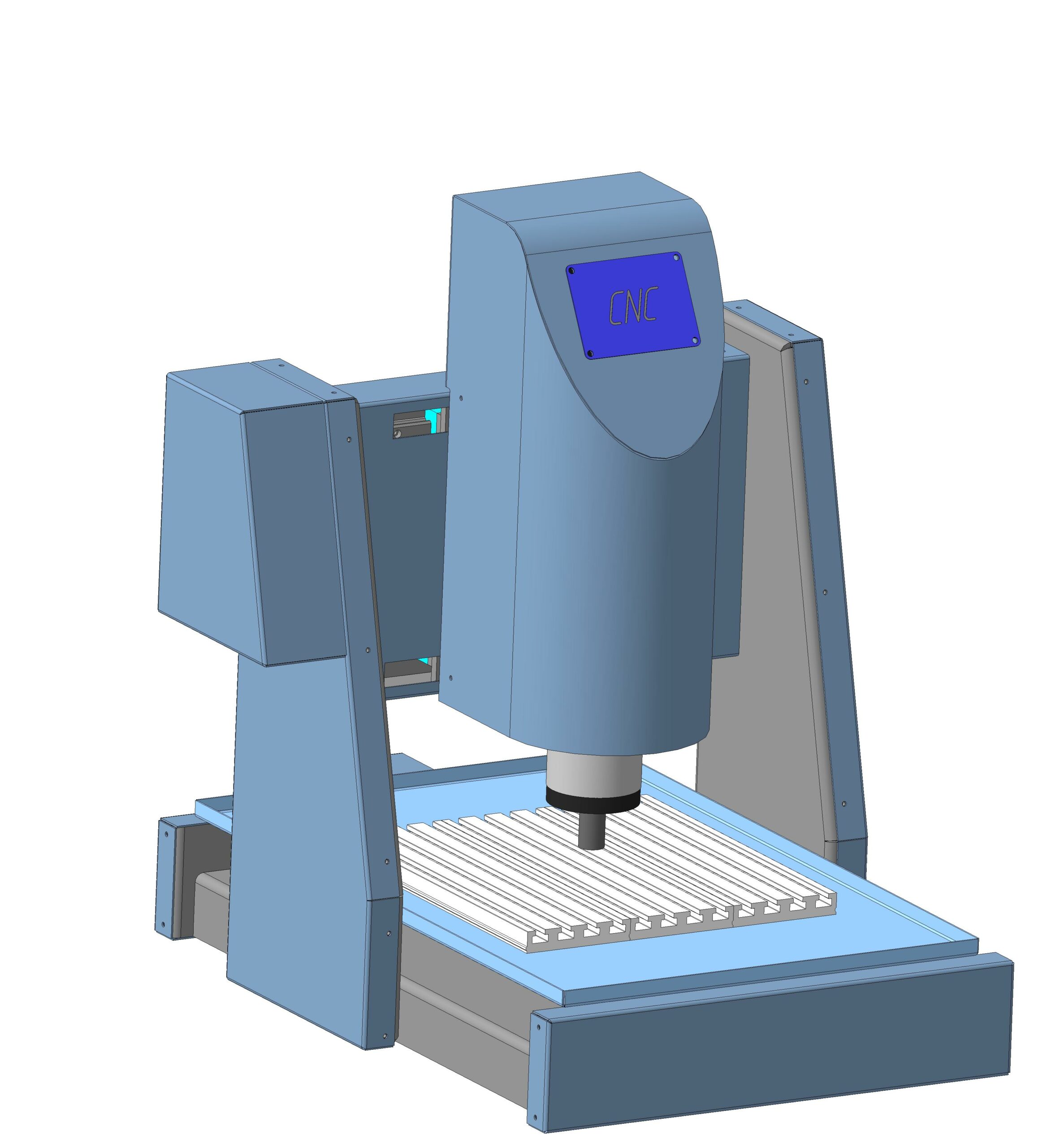3D модель Настольный фрезерный станок с ЧПУ