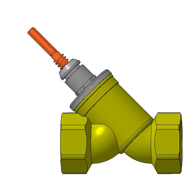 3D модель Клапан per- Danfoss Dy 32