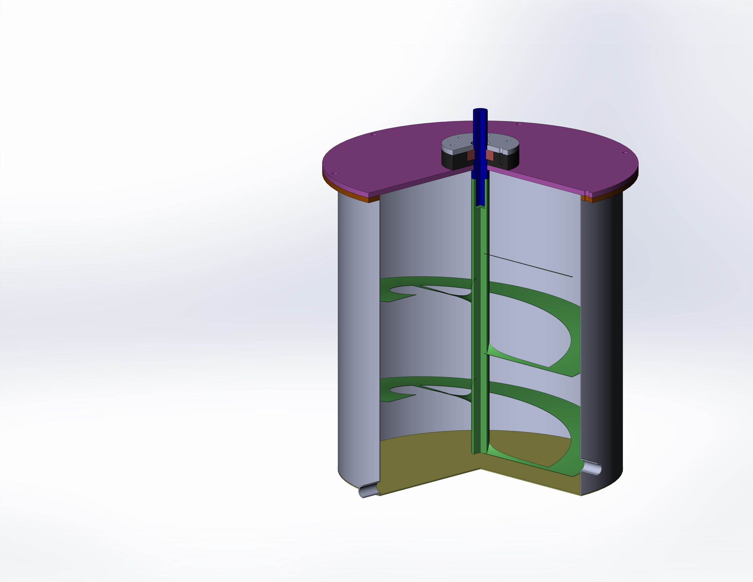 3D модель Мешалка для отработанного масла