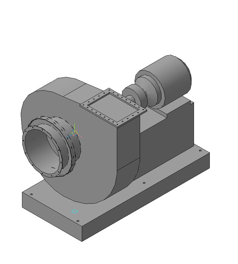 3D модель Дымосос ДН-9 исп.3