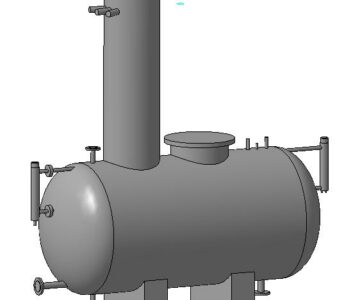 3D модель Деаэратор атмосферный ДА-5/2