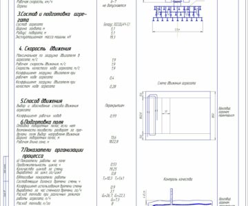 Чертеж Расчет состава и планирование использования машинно-тракторного парка подразделения сельскохозяйственного предприятия для выполнения заданного объема работы с разработкой операционной технологии основной обработки почвы агрегатом в составе Беларус 3022ДЦ и КЧ-5,1