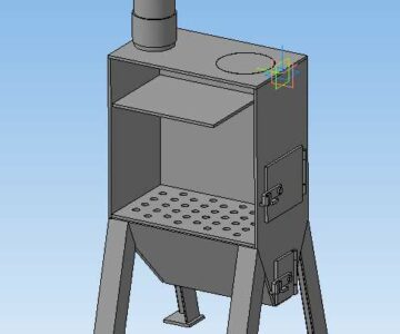 3D модель Дровяная печь