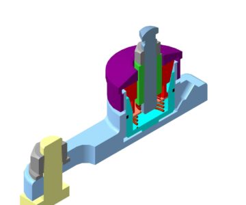 3D модель МЧ00.01.00.00 СБ - Опора (Боголюбов С.К. 1978г.)