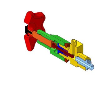 3D модель Вентиль золотниковый