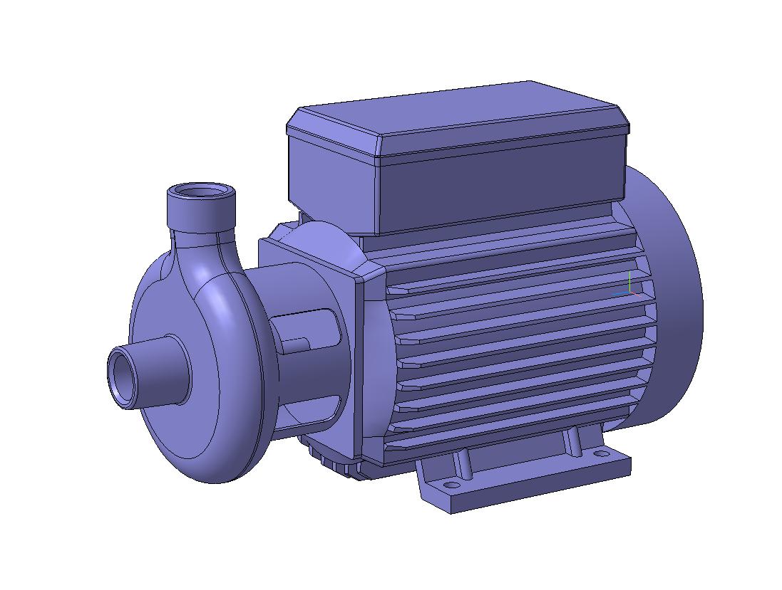 3D модель Насос Calpeda тип С 16