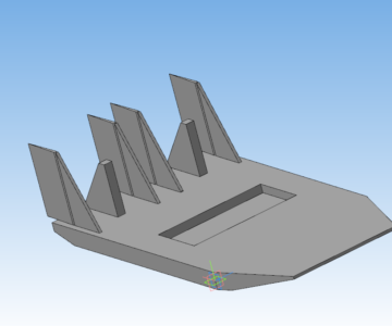 3D модель Корпус аэроглиссера RC