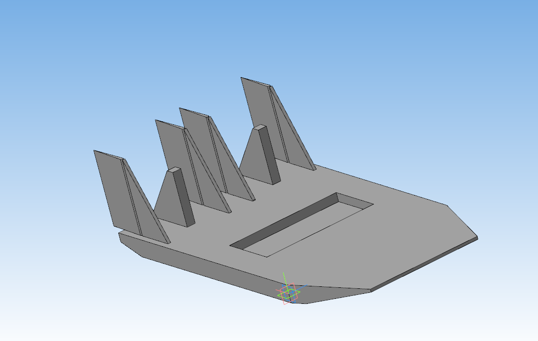 3D модель Корпус аэроглиссера RC