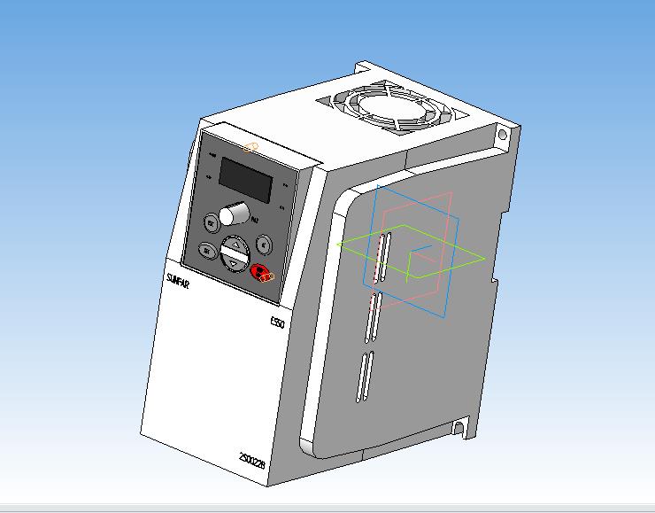 3D модель Частотный преобразователь _ SUNFAR E550-2S0022