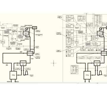 Чертеж Термодинамический анализ мини-ТЭЦ на базе ГПА