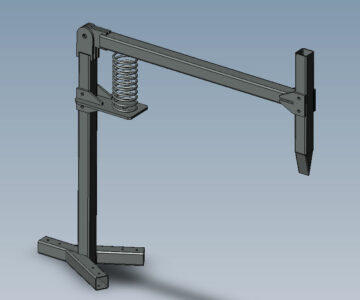3D модель Колун механический пружинный