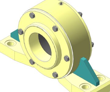 3D модель ИАФЦ.303 312.023 Подшипник ПКУ-140-2