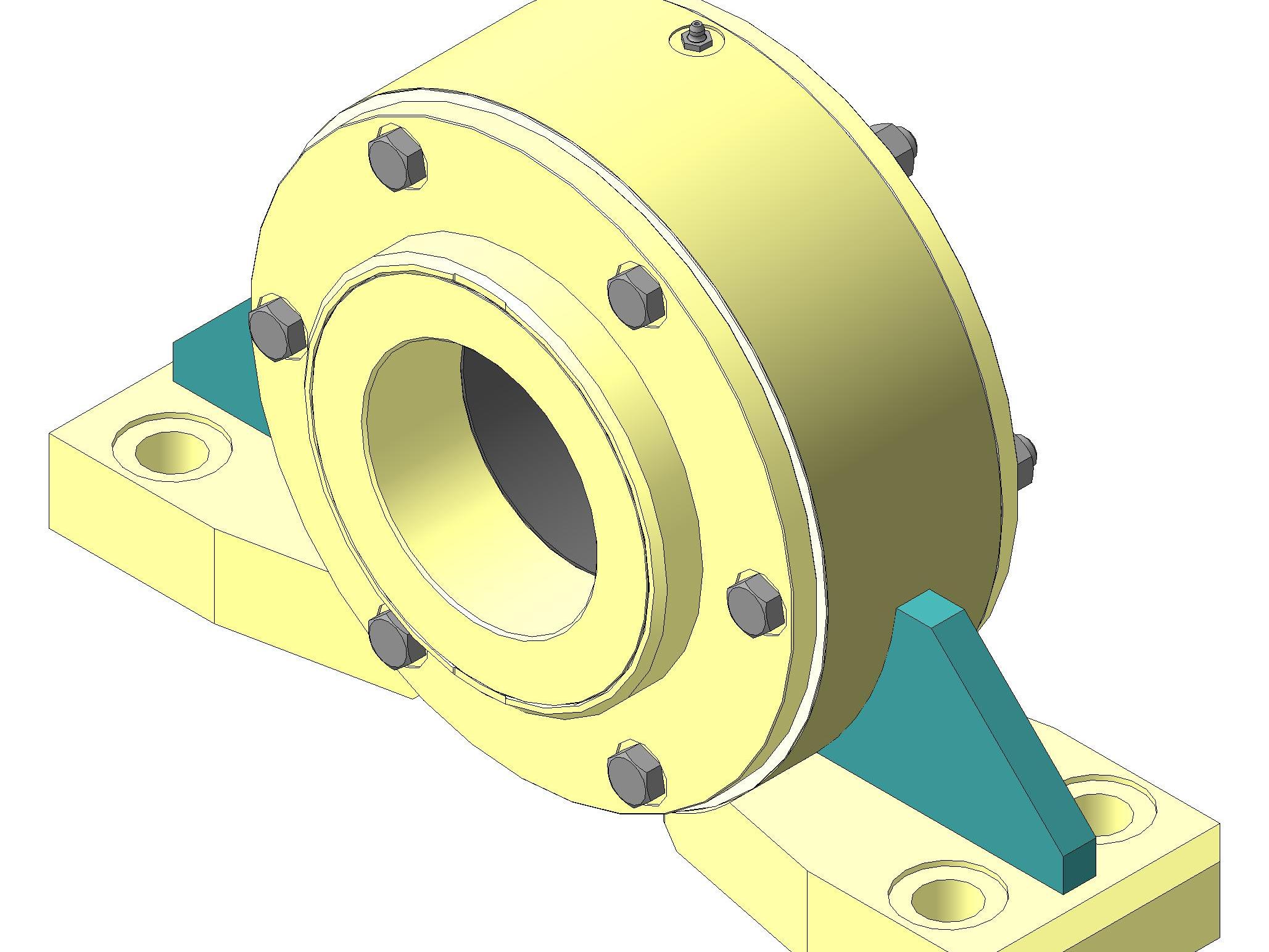 3D модель ИАФЦ.303 312.023 Подшипник ПКУ-140-2