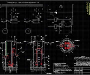 Чертеж Автоматизация КНС