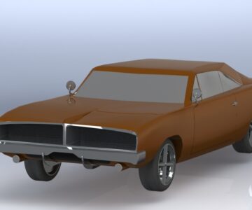 3D модель Dodge Charger 1969