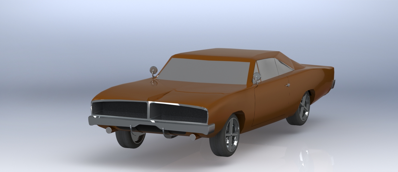 3D модель Dodge Charger 1969