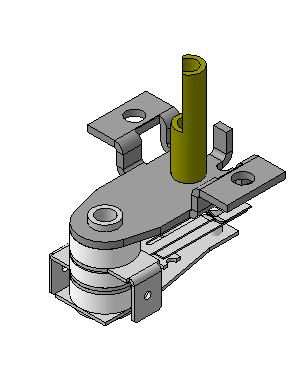 3D модель Термостат биметаллический регулируемый