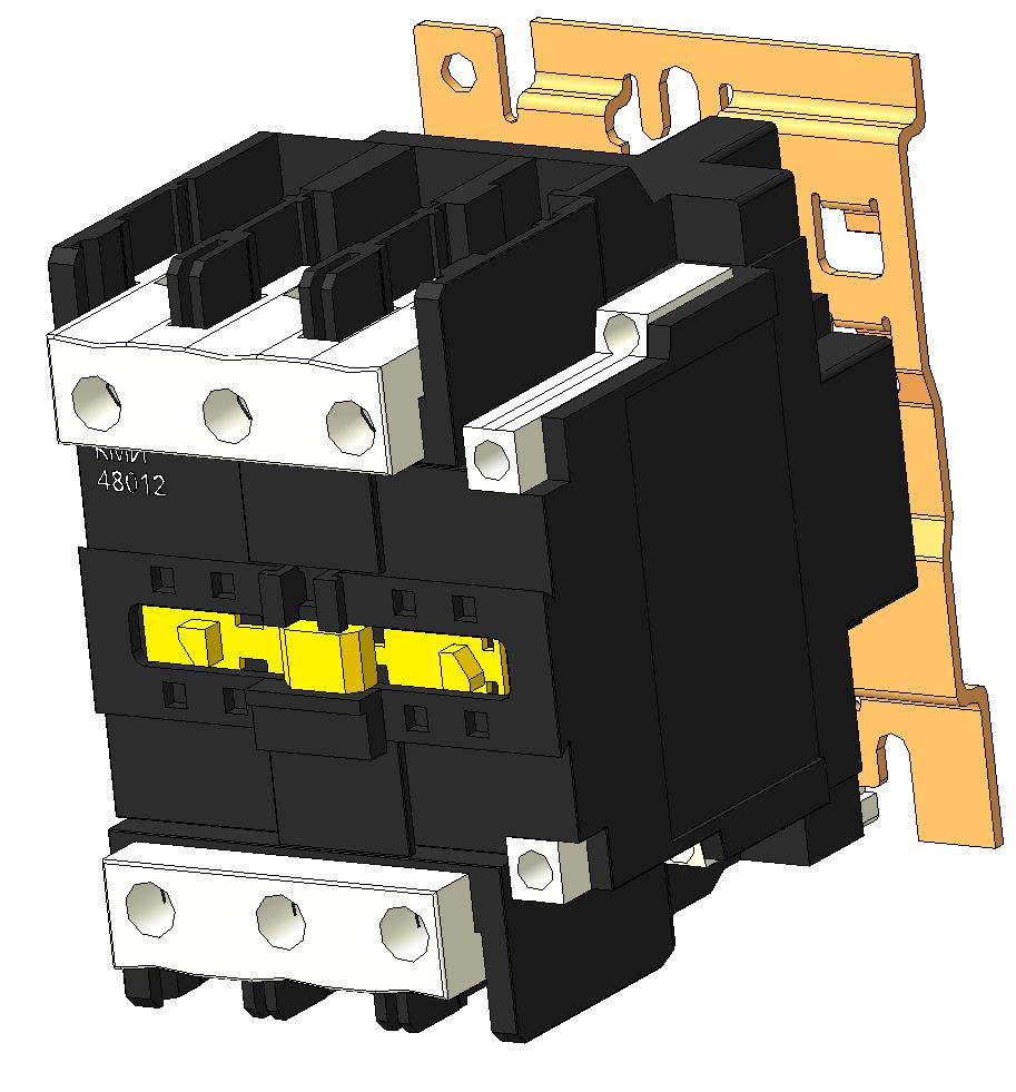 3D модель Контактор  КМИ 48012 (ИЭК)