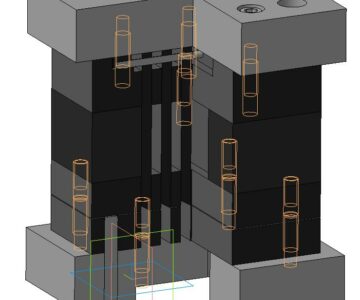 3D модель Штамп пробивной жалюзи