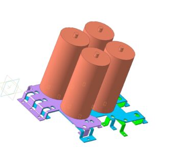 3D модель Шина для конденсаторов высокой емкости