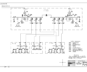Чертеж Электроснабжение машиностроительного завода