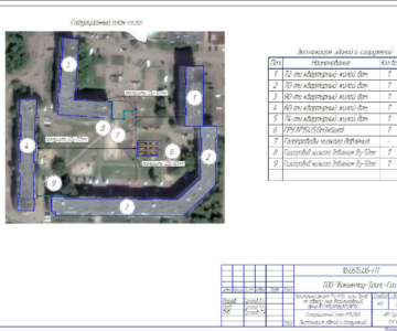 Чертеж Ремонт ГРУ №154 жилых домов по адресу: г.Кокшетау, мкр.Васильковский, дома №№7,8,8а,9,10