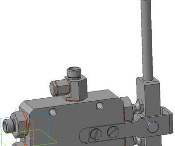 3D модель Распределитель пневматический