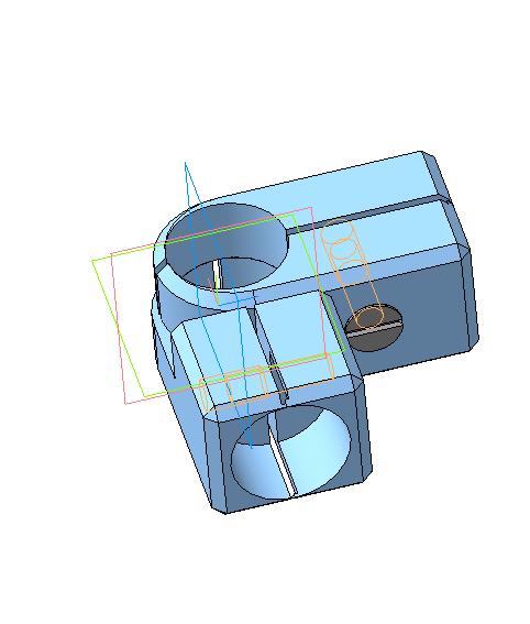 3D модель Кронштейн для трубы д30