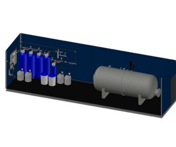 3D модель Химводоподготовка - 3D модель + (деаэратор, без обвязки)