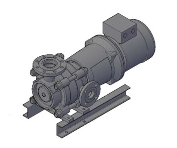 3D модель насос KSB Multitec-E 502-10