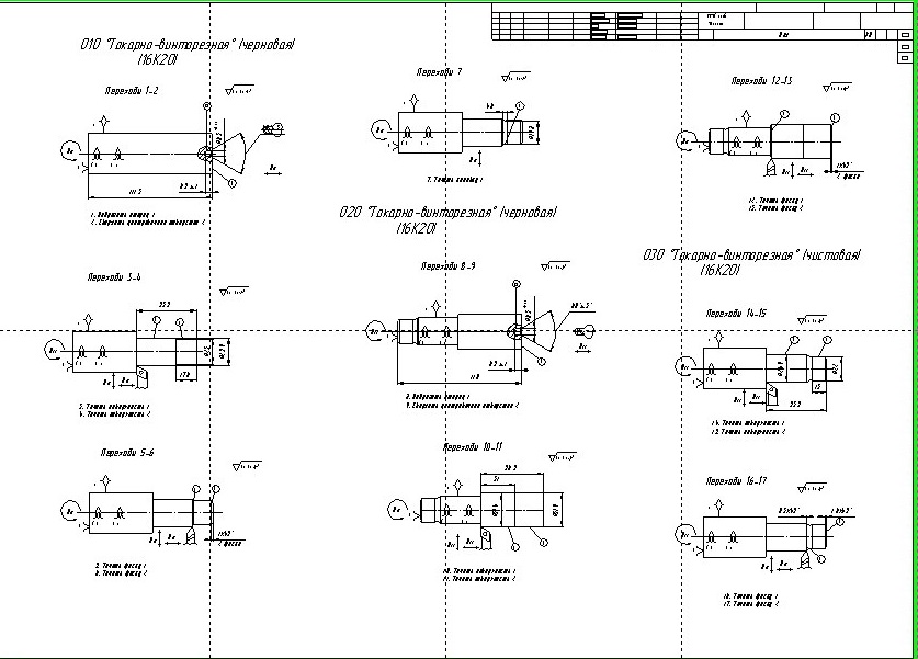 Чертеж Курсовой проект "Технология машиностроения"