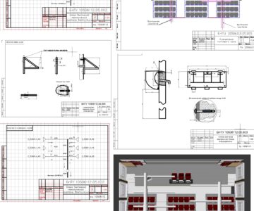 3D модель КУРСОВАЯ РАБОТА: "Разработка системы общеобменной вентиляции конференц зала"