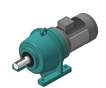 3D модель М3МП-63-22.4-4.0-G110-Ц-У3 380В (габаритная модель)