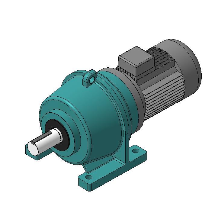 3D модель М3МП-63-22.4-4.0-G110-Ц-У3 380В (габаритная модель)