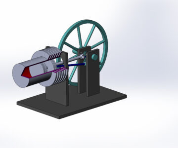 3D модель Двигатель Стерлинга