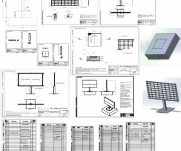 3D модель Проектирование рекламного щита 2,5x5м