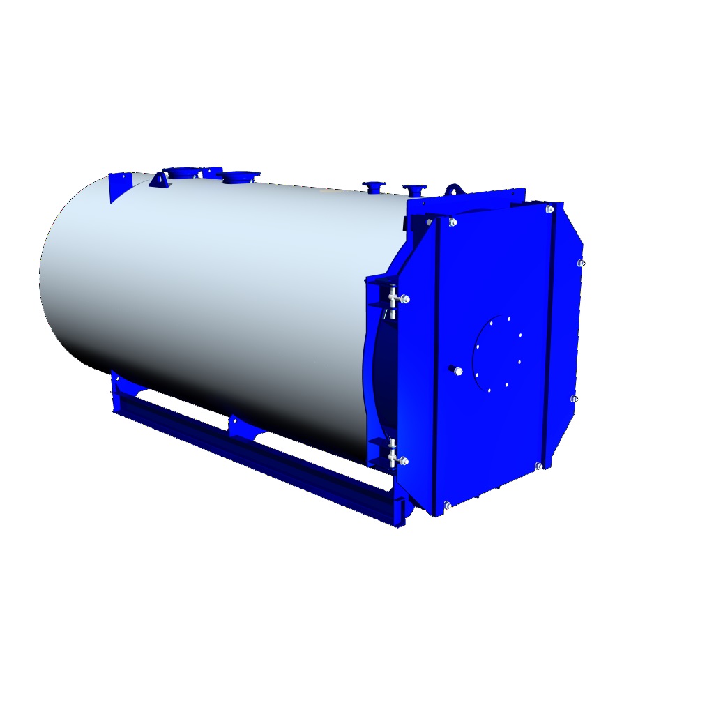 3D модель котел ТТ100 Энтророс 1000квт