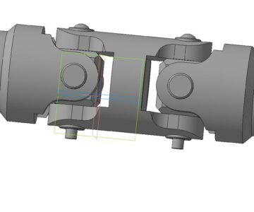 3D модель Муфта шарнирная 20мм