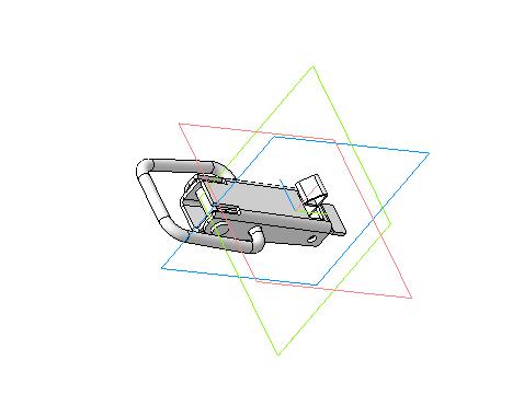 3D модель Защелка 0/40F