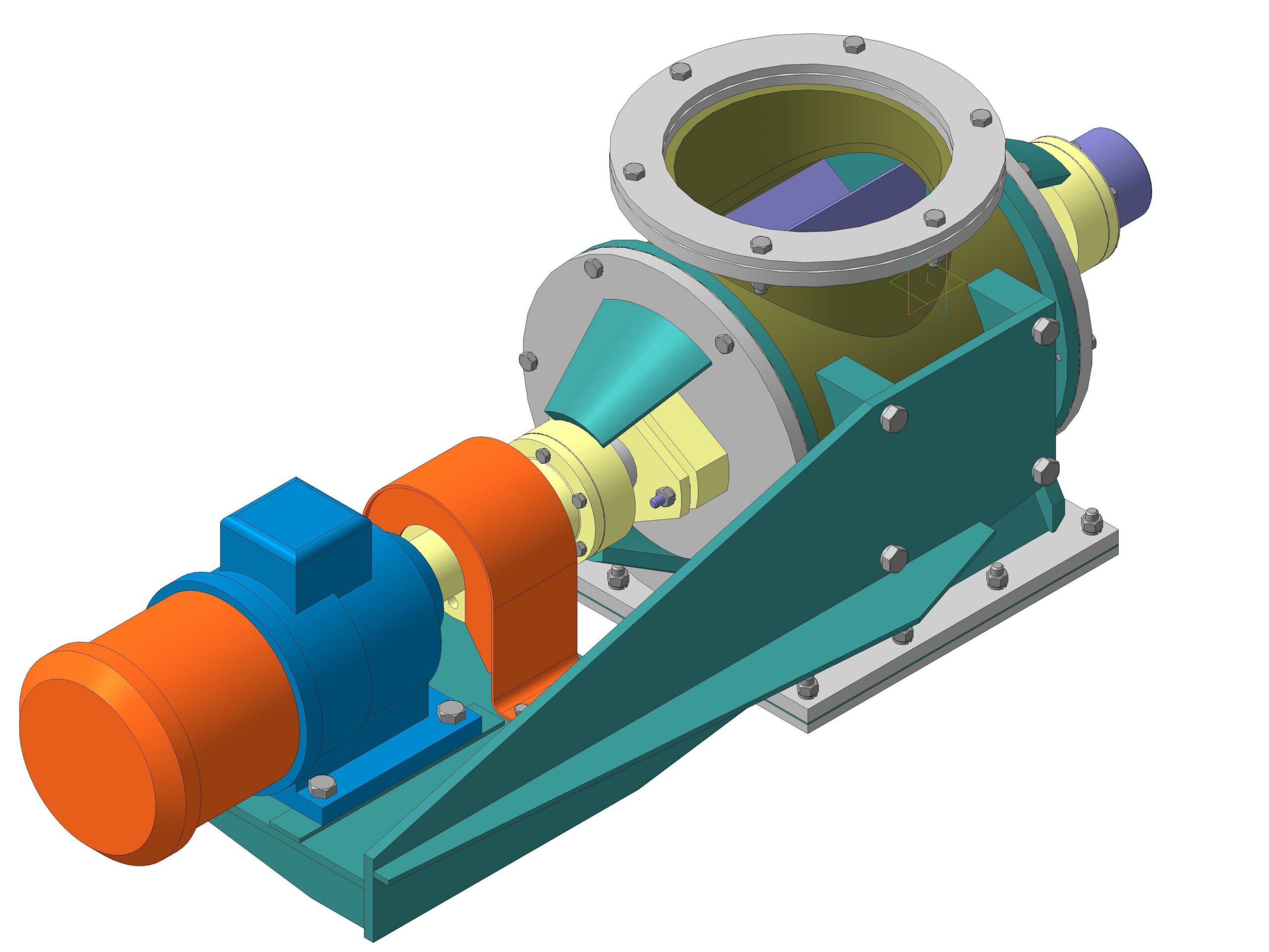 3D модель Питатель шлюзовой Ш5-30