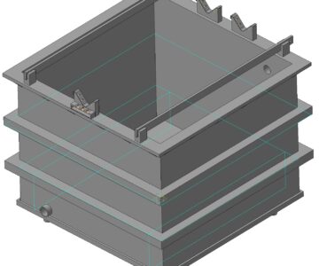 3D модель гальваническая ванна