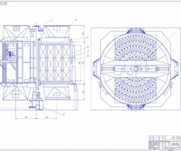 3D модель Регенеративный вращающийся воздухоподогреватель ВПР-8