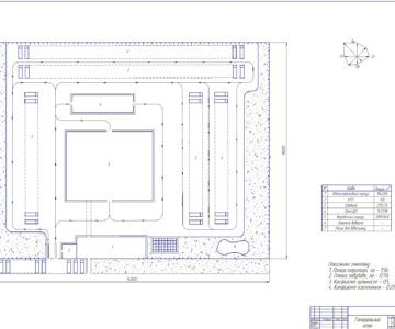Чертеж Проект производственно-технической базы автотранспортного предприятия