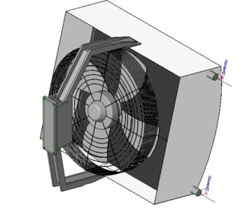 3D модель Тепловентилятор